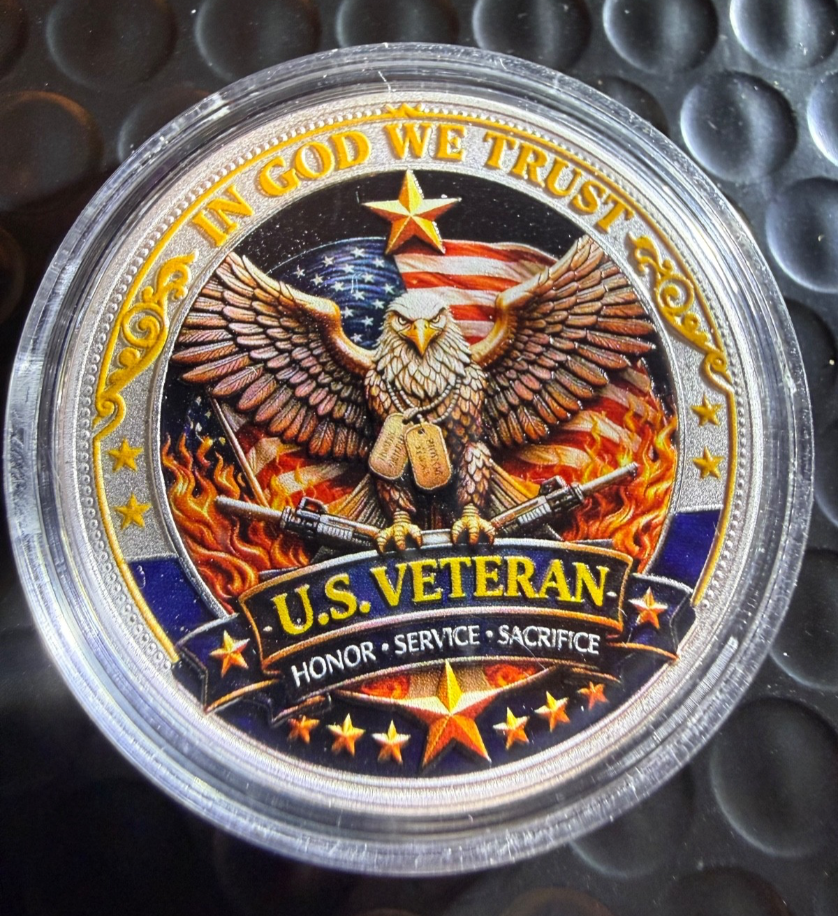 America 250th Anniversary Commemorative U.S. Veterans Coin