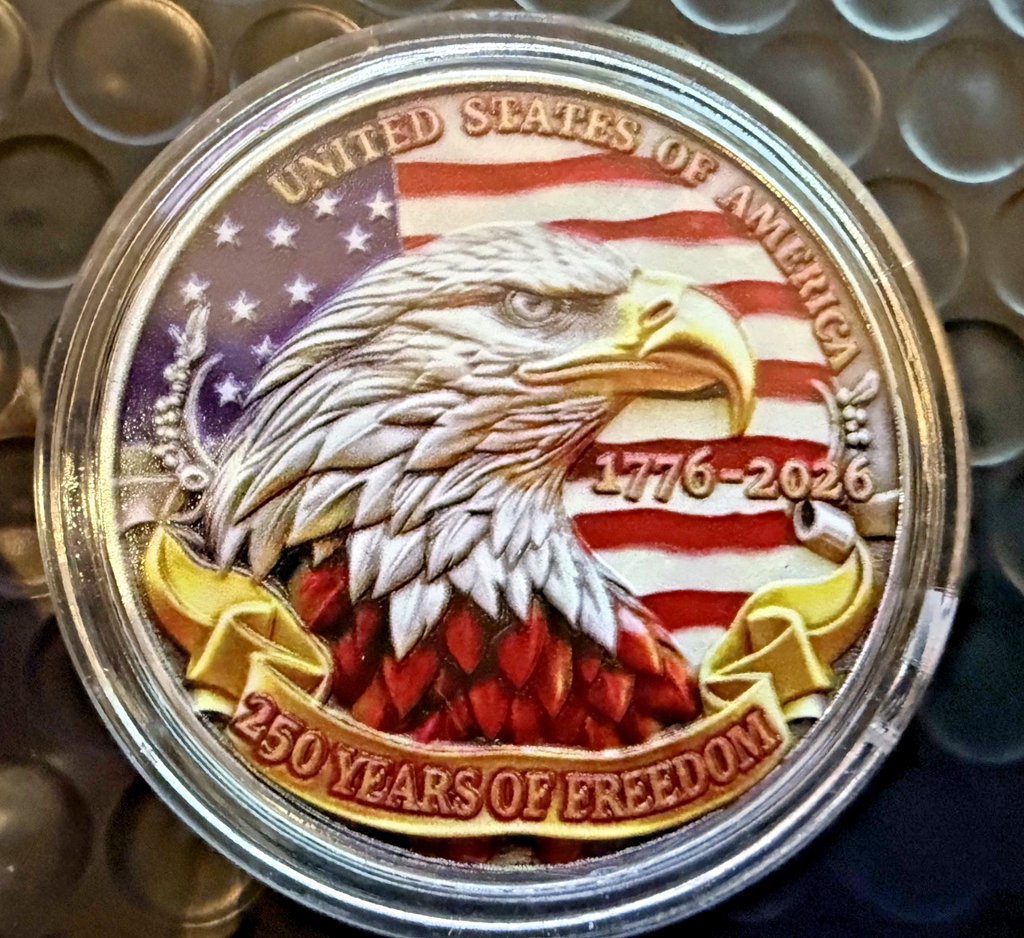 America 250th Anniversary Commemorative Keepsake Coin