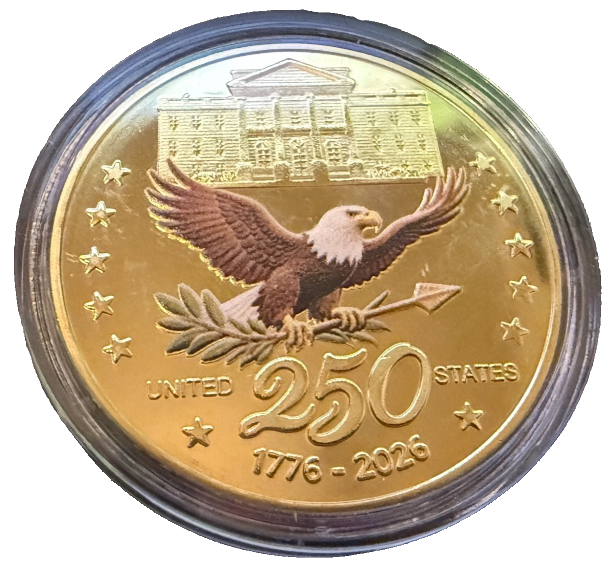 America 250th Anniversary Commemorative Keepsake Coin
