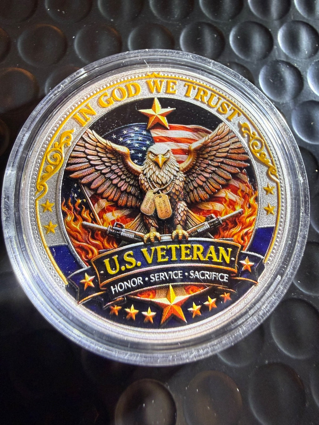 America 250th Anniversary Commemorative U.S. Veterans Coin