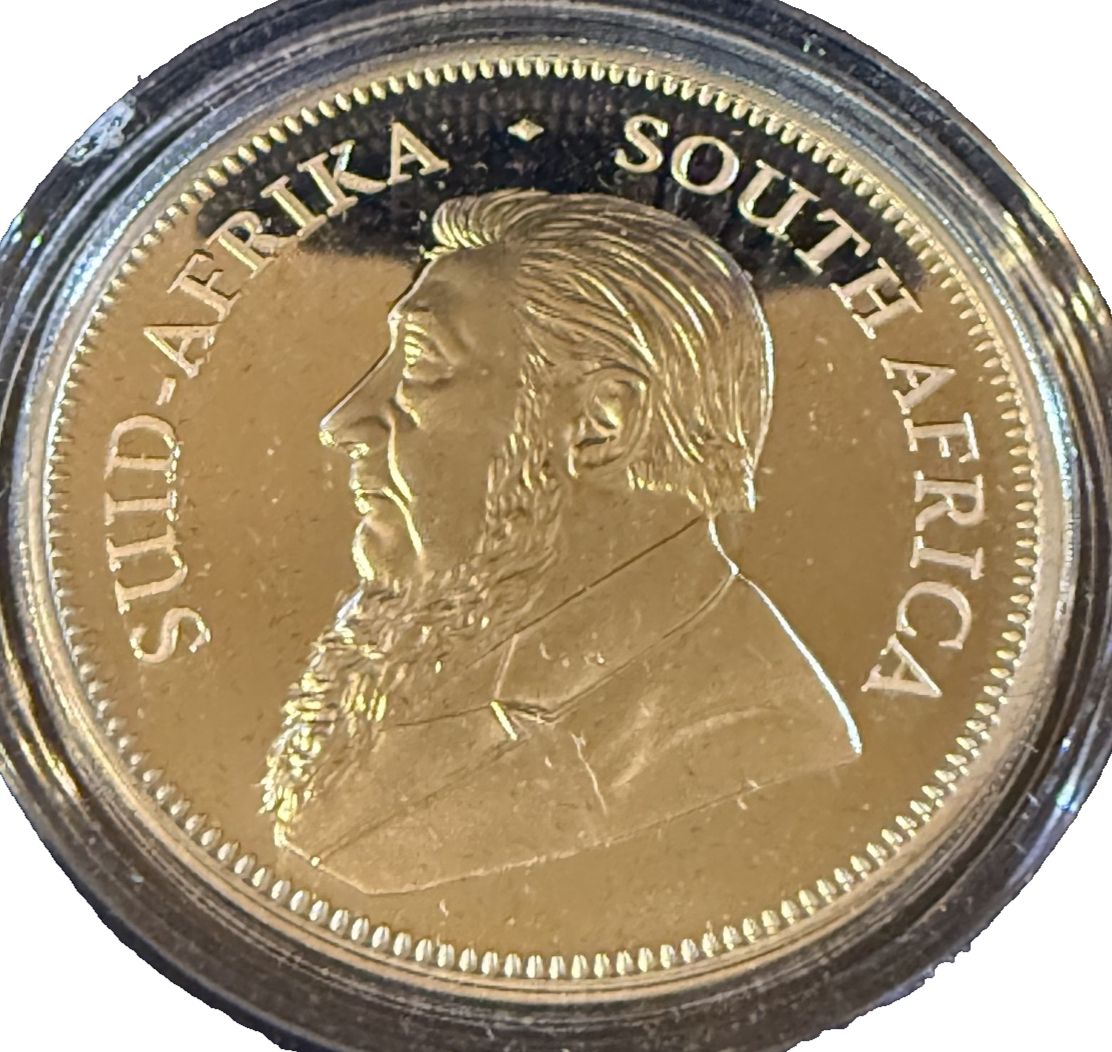 2020 SILVER SOUTH AFRICA PROOF KRUGERRAND 1 OZ COIN BOX COA