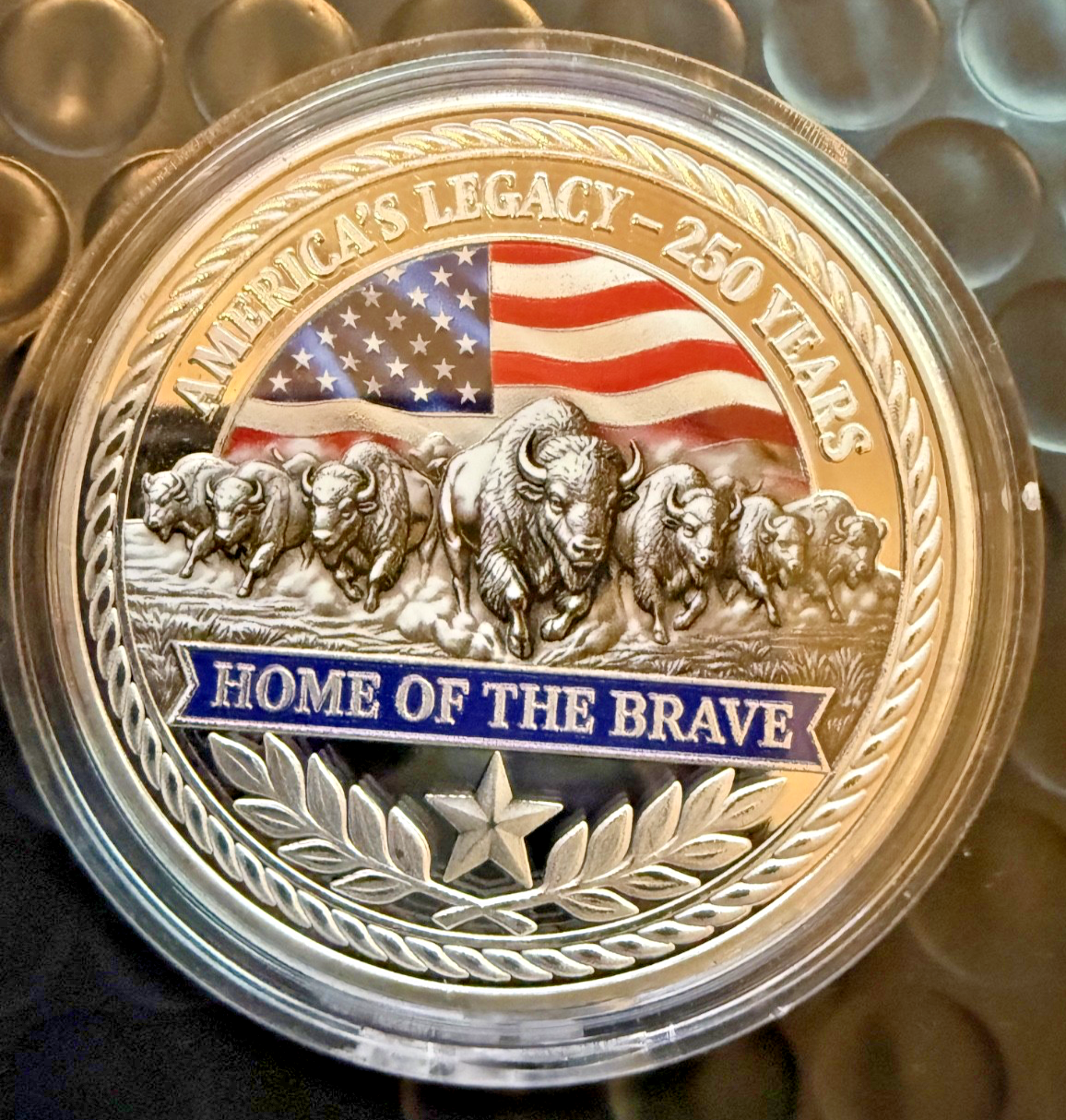 Home of the Brave  America 250th Anniversary Commemorative Coin