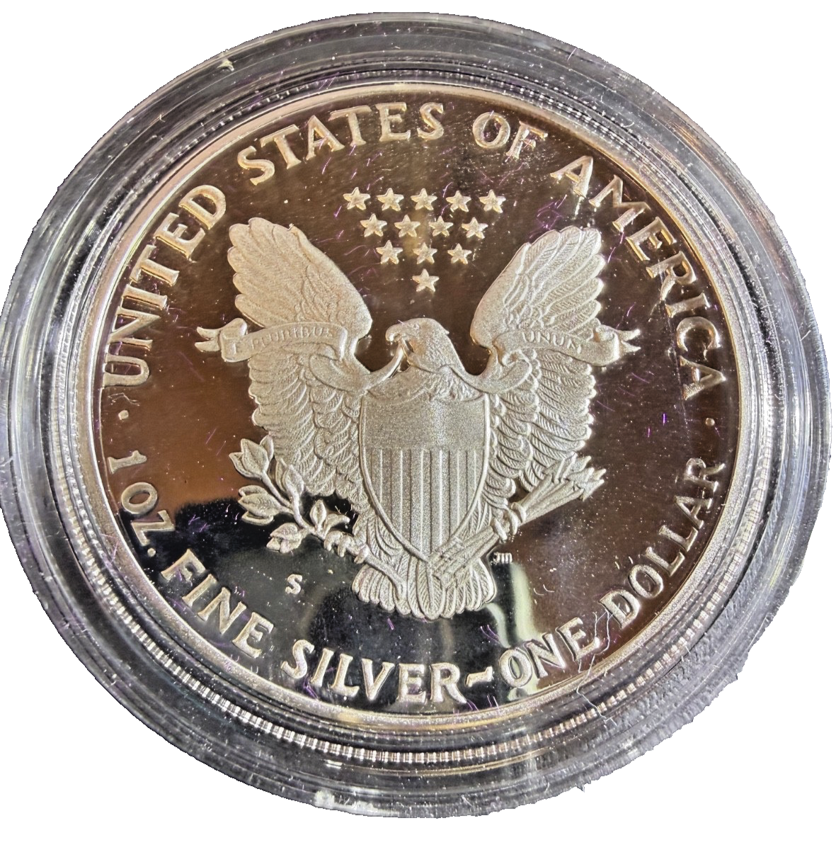 U.S. Mint 1986 American Eagle Proof 1 oz .999 Silver Coin w/ Box & Certificate